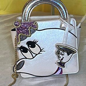 Danielle Nicole Disney Beauty and the Beast Mrs. Potts & Chip Handbag